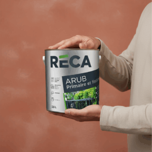 Arub - La peinture antirouille 2-en-1 pour métaux ferreux en intérieur et extérieur - Reca