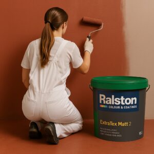 Ralston Extra Tex Satin – Peinture biosourcée veloutée sans COV et lessivable