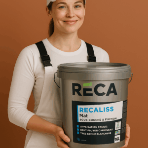 Recaliss Mat – La peinture mate économique pour murs et plafonds intérieurs - Reca