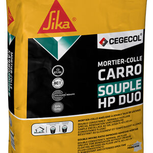 CEGECOL Carrosouple HP Duo – Le mortier-colle souple à double consistance pour tous vos projets