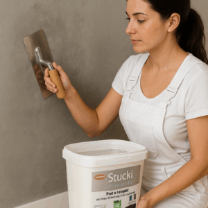 Stucki – Enduit décoratif minéral pour murs intérieurs - ColorFrance