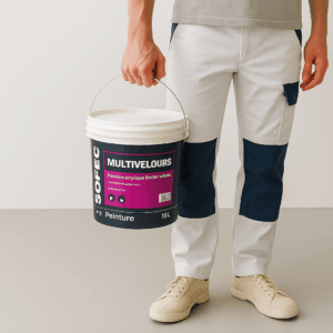 Multivelours - Peinture Acrylique Velours Lessivable - Sofec