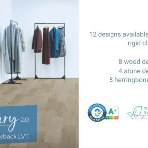 Mercury LL 55 : Sol vinyle LVT Loose Lay 4,5 mm avec couche d’usure 0,55 mm