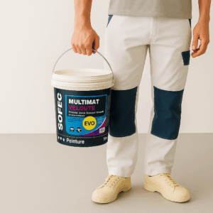 Multimat Velouté EVO : La peinture veloutée professionnelle pour un rendu doux et uniforme - SOFEC