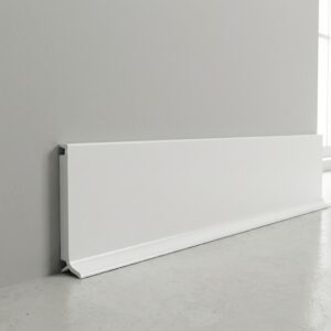 PLINTHE PVC semi rigides 10 cm, 8 cm, 6 cm BLANC x 2,50 ml