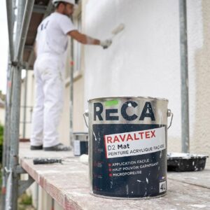 Ravaltex : Le revêtement de façade acrylique imperméable et souple - RECA