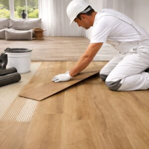 ECO ACOUSTIC 55 Revêtement de sol vinyle acoustique 19 dB à coller