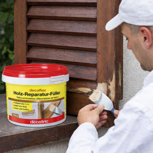 DECOFLEX REBOUCHEUR BOIS : L'enduit en pâte ultra-résistant prêt à l'emploi (750 g) - DECOTRIC