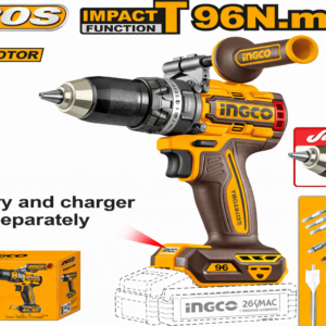 Perceuse-visseuse à percussion P20S 20V 96 Nm INGCO