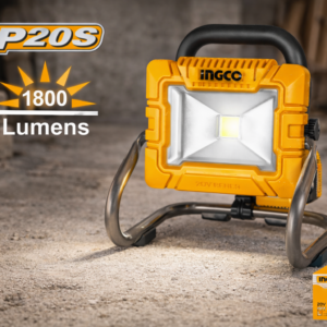 Projecteur LED sans fil 20W 20V P20S avec support INGCO