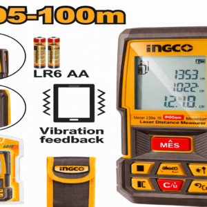 Mesureur laser portée 100 m INGCO