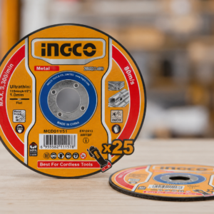 Pack 25 disques de coupe abrasifs pour métaux diam. 115 mm - 103006