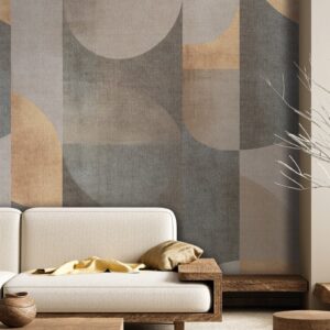 PAPIER PEINT MARATERRA : Motifs géométriques et atmosphère chaleureuse - MONTECOLINO