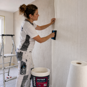 TOILE DE VERRE MAILLE 135g/m² : Revêtement mural anti-fissures et rénovation
