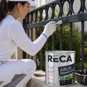ARUB MARTELÉ : Peinture Antirouille Décorative 2-en-1 pour Métaux